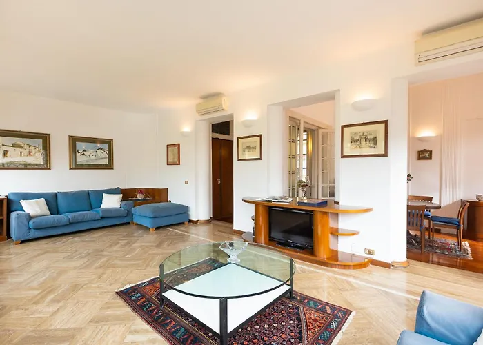 Lovely Bright Penthouse Flaminio Belle Arti Apartman Róma