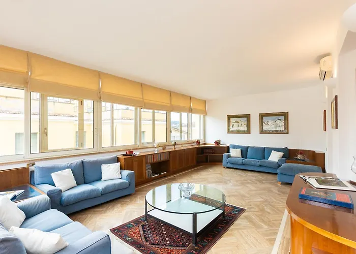 Appartement Lovely Bright Penthouse Flaminio Belle Arti *